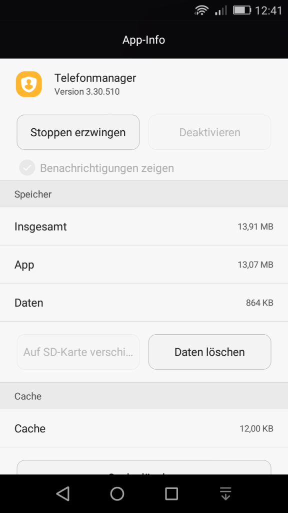Reset Data Transfer Limit Manager App Huawei